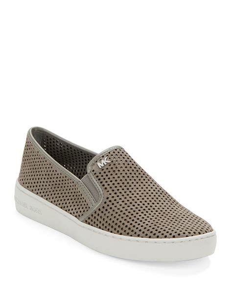 michael michael kors women's brett suede slip on sneakers|Amazon.com: Michael Kors Slip On Sneakers For Women.